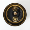 European-style light luxury ceramic gold edge double-layer fruit plate, double-layer pastry plate, wedding birthday cake, dessert stand display rack Application Scenario